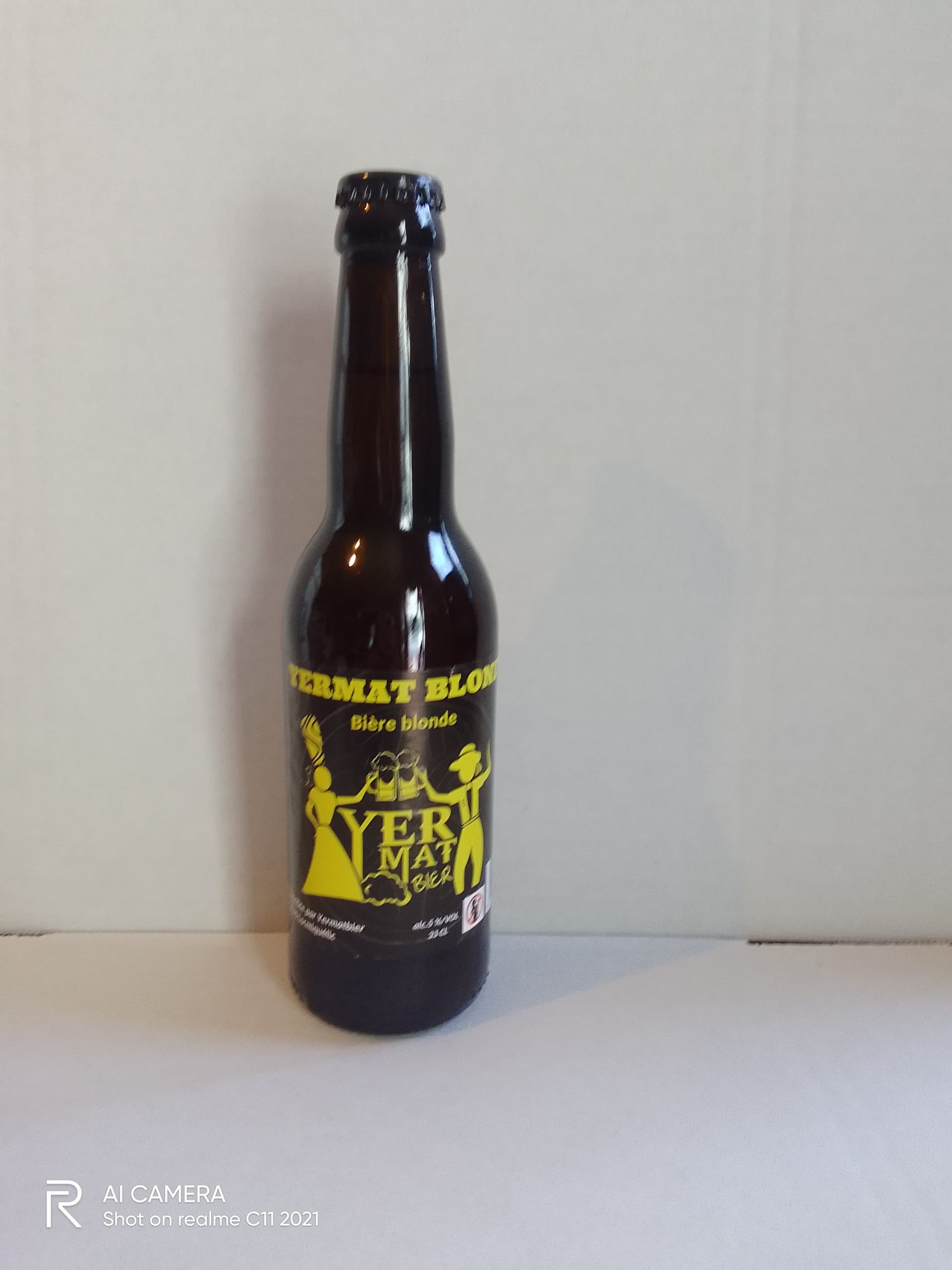 Handwerklich gebrautes Bier Yermat Blonde, Set mit 6 x 33 cl