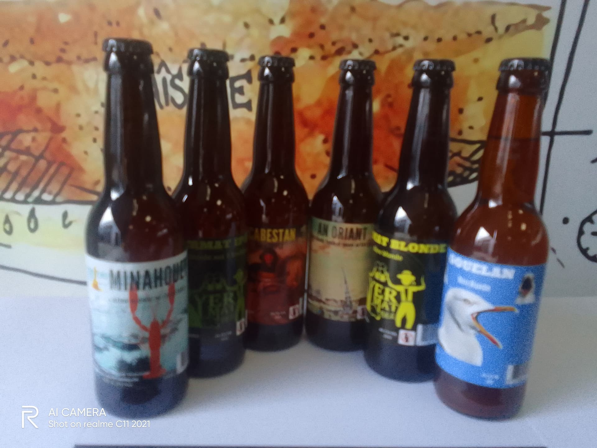 Probierpaket: 6 handwerklich gebraute Biere zu 33 cl