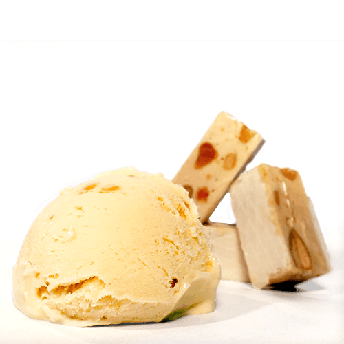Eis mit Eigelb, Nougat