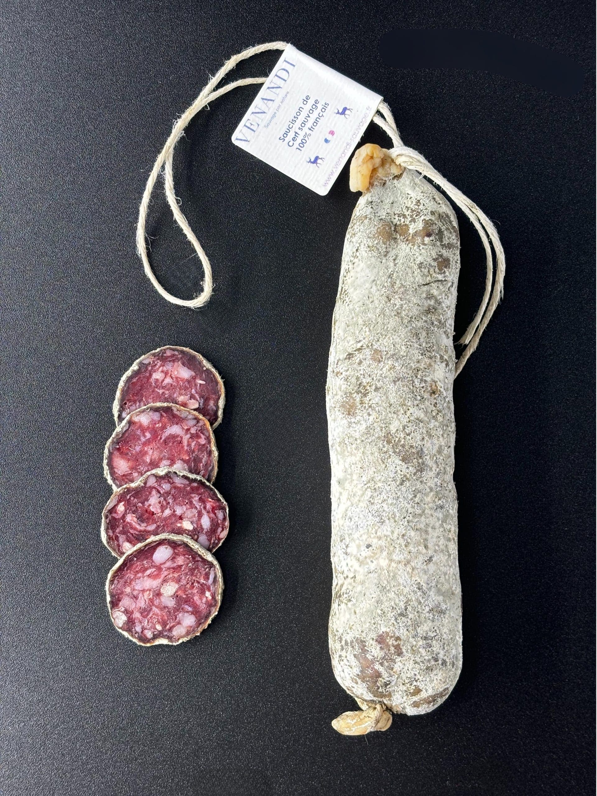 Saucisson vom Wildhirsch, 100 % französisch