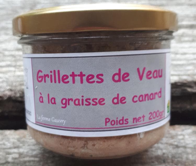 Kalbs-Rillettes mit Entenfett