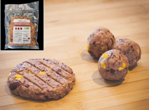 Bio-Mischung für schnelle pflanzliche Bällchen und Bratlinge: rote Bohnen & geräucherter Paprika